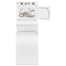  Whirlpool Stacked Washer/Dryer Electric Laundry Center WET4027HW IMAGE 4