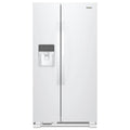  Color_White  -- 36 inch, 24.5 cu. ft. Freestanding Side by Side Refrigerator with Exterior Ice and Water Dispenser with EveryDrop™ Water Filtration IMAGE 1