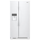  Color_White  -- 36 inch, 24.5 cu. ft. Freestanding Side by Side Refrigerator with Exterior Ice and Water Dispenser with EveryDrop™ Water Filtration IMAGE 1