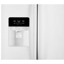  Color_White  -- 36 inch, 24.5 cu. ft. Freestanding Side by Side Refrigerator with Exterior Ice and Water Dispenser with EveryDrop™ Water Filtration IMAGE 3