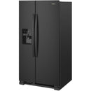  Color_Black  -- 36 inch, 24.5 cu. ft. Side by Side Freestanding Refrigerator with Exterior Ice and Water Dispenser with EveryDrop™ Water Filtration IMAGE 10