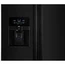  Color_Black  -- 36 inch, 24.5 cu. ft. Side by Side Freestanding Refrigerator with Exterior Ice and Water Dispenser with EveryDrop™ Water Filtration IMAGE 11