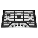  Whirlpool 30-inch Built-In Gas Cooktop with EZ-2-Lift™ WCG97US0HS IMAGE 3