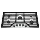  Color_Stainless Steel  -- 36 inch, Built in, Gas Cooktop with EZ 2 Lift™ IMAGE 2