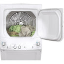  Color_White  -- Stacked Washer/Dryer Electric Laundry Center IMAGE 4
