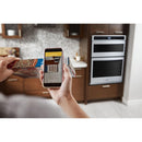  Whirlpool 27-inch, 5.7 cu. ft. Microwave Combination Wall Oven with Touchscreen WOC54EC7HW IMAGE 4