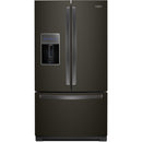  Color_Black Stainless  -- 36 inch, 26.8 cu. ft. Freestanding French 3 Door Refrigerator IMAGE 1