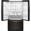  Color_Black Stainless  -- 36 inch, 26.8 cu. ft. Freestanding French 3 Door Refrigerator IMAGE 2