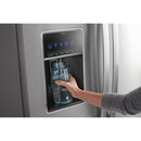  Color_Stainless Steel  -- 36 inch, 26.8 cu. ft. Freestanding French 3 Door Refrigerator Water and Ice Dispensing System IMAGE 10