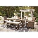  Signature Design by Ashley Beachcroft P791-600 Bench with Cushion IMAGE 9