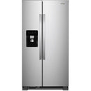  Color_Stainless Steel  -- 33 inch, 21.4 cu. ft. Side by Side Refrigerator IMAGE 1
