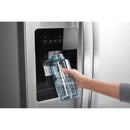  Color_Stainless Steel  -- 33 inch, 21.4 cu. ft. Side by Side Refrigerator IMAGE 5