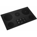  Whirlpool 36-inch Built-In Electric Cooktop WCE55US6HB IMAGE 2