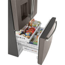  Color_Slate Grey  -- 36 inch, 25.6 French 3 Door Refrigerator IMAGE 7