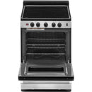  Whirlpool 24-inch Freestanding Electric Range with Upswept SpillGuard™ Cooktop WFE500M4HS IMAGE 2