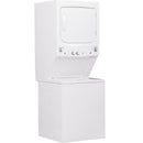  GE Stacked Washer/Dryer Electric Laundry Center GUV27ESSMWW IMAGE 3