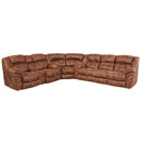  Homestretch Furniture Frontier Reclining Fabric 3 pc Sectional Frontier 129 3 pc Sectional - Almond IMAGE 1