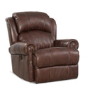  Homestretch Furniture Jefferson Power Rocker Leather Recliner 164-91-21 IMAGE 1