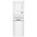  Whirlpool Stacked Washer/Dryer Electric Laundry Center WET4124HW IMAGE 1