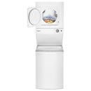  Whirlpool Stacked Washer/Dryer Electric Laundry Center WET4124HW IMAGE 3