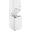  Whirlpool Stacked Washer/Dryer Electric Laundry Center WET4124HW IMAGE 4