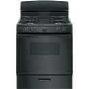  Color_Black  -- 30 inch Freestanding Gas Range with Front Controls IMAGE 1