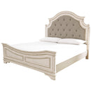  Size_Queen  -- Realyn Upholstered Panel Bed IMAGE 1