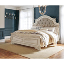  Size_Queen  -- Realyn Upholstered Panel Bed IMAGE 2