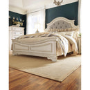  Size_King  -- Realyn B743B6 King Upholstered Panel Bed IMAGE 6