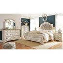  Size_California King  -- Realyn B743B7 California King Upholstered Panel Bed IMAGE 8