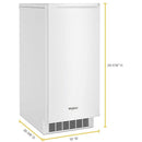  Color_White  -- 15 inch Ice Machine IMAGE 4