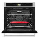  KitchenAid 30-inch, 5.0 cu.ft. Built-in Single Wall Oven with True Convection KOSE900HSS IMAGE 3