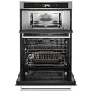  KitchenAid 30-inch, 6.4 cu.ft. Built-in Combination Oven with Even-Heat™ True Convection KOCE900HSS IMAGE 3