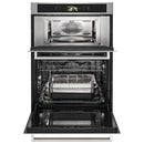  KitchenAid 30-inch, 6.4 cu.ft. Built-in Combination Oven with Even-Heat™ True Convection KOCE900HSS IMAGE 4