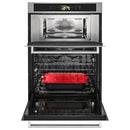  KitchenAid 30-inch, 6.4 cu.ft. Built-in Combination Oven with Even-Heat™ True Convection KOCE900HSS IMAGE 5