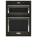  KitchenAid 30-inch, 6.4 cu.ft. Built-in Combination Oven with Even-Heat™ True Convection KOCE900HBS IMAGE 1