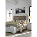  Size_Queen  -- Kanwyn Upholstered Panel Bed with Storage IMAGE 10
