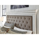  Size_Queen  -- Kanwyn Upholstered Panel Bed with Storage IMAGE 5