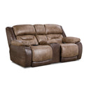  Homestretch Furniture Power Reclining Fabric Loveseat with Console 168-57-17 IMAGE 1