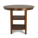  New Classic Furniture Gia 5 pc Counter Height Dinette D1701-52S-BRN IMAGE 3