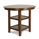  New Classic Furniture Gia 5 pc Counter Height Dinette D1701-52S-BRN IMAGE 4