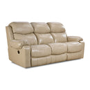 Homestretch Furniture Reclining Leather Sofa 135-30-10 IMAGE 1