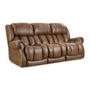 Homestretch Furniture Power Reclining Leather Look Sofa 146-37-21 IMAGE 1