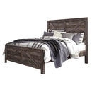  Wynnlow B440B11 King Crossbuck Panel Bed IMAGE 1