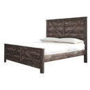  Wynnlow B440B11 King Crossbuck Panel Bed IMAGE 2