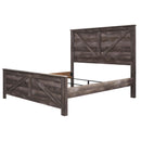  Wynnlow B440B11 King Crossbuck Panel Bed IMAGE 4