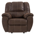  Manufacturer Color_Walnut  -- McGann Rocker Leather Look Recliner IMAGE 1