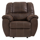  Manufacturer Color_Walnut  -- McGann Rocker Leather Look Recliner IMAGE 1