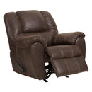  Manufacturer Color_Walnut  -- McGann Rocker Leather Look Recliner IMAGE 2