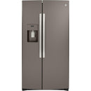  Color_White  -- 36 inch, 25.1 cu.ft. Freestanding Side by Side Refrigerator with Water and Ice Dispensing System IMAGE 1